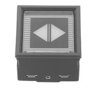 HOODANCOS Elevator Door Button Replacement Switch Dc 23V with Green Light, Commercial Elevator Push Button Parts for Industrial and Residential Controls