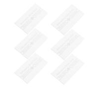 HOODANCOS Emergency Break Glass Replacement 6Pcs High Temperature Resistant Glass Panel for Indoor Fire Alarm Call Point Systems