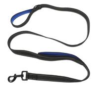 HOODANCOS Ergonomic Double Handle Dog Leash with Reflective Stitching Portable Training Lead for Small to Medium Dogs Labour Saving Outdoor Walking Rope for Safe Traffic Control
