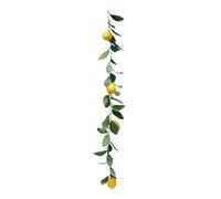 HOODANCOS Faux Lemon Hanging Garland Artificial Lemon Vine Rattan Simulation Fruit Decoration for Kitchen Home Wall Hanging