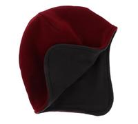 HOODANCOS Fleece Sleep Cap for Seniors with Earflaps, Warm Winter Beanie Hat Retaining Heat, Portable Night Hair Bonnet for Cold Weather Use at Home or Outdoors