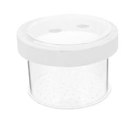 HOODANCOS Floating Acrylic Fish Isolation Box Medium with Suction Cups, Aquarium Breeding Container and Hatchery Mesh Tank for Fish Fry Separation and Aquatic Pet Breeding