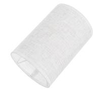 HOODANCOS Floor Lamp Shade Replacement E27 Cylinder Drum Lampshade 7.87 x 5.51 Inch White Iron Fabric for Reading Floor Lamp