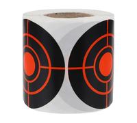 HOODANCOS Fluorescent Arrow Shooting Target Stickers Paper Roll, 100Pcs Self-Adhesive Practical Aim Papers for Bow Training and Shooting Practice