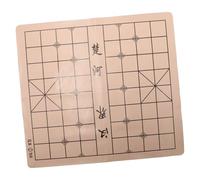 HOODANCOS Foldable Chinese Chess Board Convenient Dual Sided Accessory for Adults Students Portable Lint Leather Material for Easy Storage Travel for Chess Games Anywhere Random Color