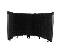 HOODANCOS Foldable Five-door Microphone Isolation Shield Soundproof Cover for Studio Recording Lightweight Sound Absorbing Pad Reducing Reflection and Noise Portable Mic Soundproofing Booth