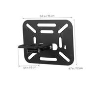 HOODANCOS Foldable Metal Projector Stand Multi-angle Desktop Holder for Business Presentations Home Entertainment Compact Portable Projector Accessories