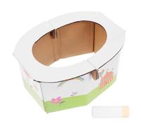 HOODANCOS Foldable Portable Travel Potty with 5 Disposable Liners, Compact Toilet Seat and Pregnant Women, Lightweight Paper Training Toilet for Outdoor and Car Use