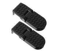 HOODANCOS Folding Bike Pedals Rear Footrests Non-slip Cycling Foot Pegs for Electric Mountain Bicycles Rod Design Load-bearing Foot Plates