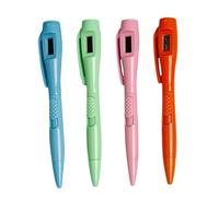 HOODANCOS Gel Pens for School Office 4 Pack Test Pen Electric Clock Feature Lightweight Comfortable to Use