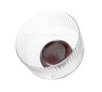 HOODANCOS Glass Fruit Bowl Pedestal Round Transparent Salad Serving Tray for Living Parties Home Decor Table Centerpiece