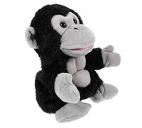 HOODANCOS Gorilla Hand Puppet Interactive Plush Animal Puppet for Storytelling Role Play Engaging for Enhances Communication Skills for Parent Bonding Lightweight Portable Fun
