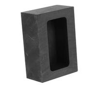 HOODANCOS Graphite Crucible Mold High Temperature Melting Crucible for Precision Metal Casting and Smelting Sturdy Graphite Ingot Mold with Thermal Conductivity for Efficient Alloy Refining