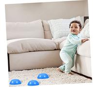 HOODANCOS Half Massage Exercise Ball for Foot and Yoga Training Semicircle Balancing Sport Ball for Kindergarten Sensory and Muscle Stability Lightweight Blue for Foot and Yoga Training