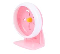 HOODANCOS Hamster Running Wheel with Holder Plastic Small Pet Exercise Wheel for Hamsters Mice Gerbils Encourages Healthy Jogging and Cage Attachment Random Pink White Color Random Color