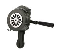 HOODANCOS Hand Crank Emergency Siren Alarm for Fire and Storage Cabinets, Manual Operation, Lightweight Iron Construction, Loud Safety Warning Device Suitable and Seniors