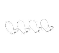 HOODANCOS Hollow Metal Finger Picks Silver Banjo Guitar Bass Plectrums Ergonomic Lightweight Flexible Design for Comfortable Grip and Sophisticated Stage Performance