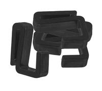 HOODANCOS Hooks Sturdy Space Saving 4pcs Plastic Black Multi-Functional Small Z Hooks for Pp Material Utility for Hanging Kitchen Door Home Storage Coats Bags and Accessories