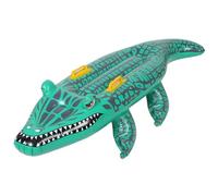 HOODANCOS Inflatable Alligator Floating Mat Eye Catching Pool Float for Water Fun Lightweight Portable Design for Surfing for All Ages