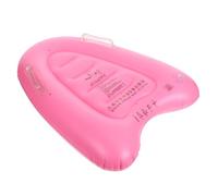 HOODANCOS Inflatable Body Board Pink Tear Resistant Material Thickened Float with Handles for Swimming Pool Beach Hawaiian Party Water Fun