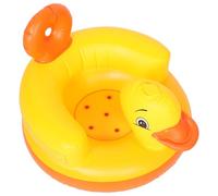 HOODANCOS Inflatable Duck Baby Seat for Babies 3-36 Months Made of Sturdy PVC with Excellent Support and Safe Reliable Design, for Dining Chair or Sofa Use, Summer Pool Float Accessory