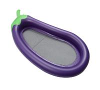 HOODANCOS Inflatable Eggplant Floating Sofa Water Raft Mat for Pool and Beach Lightweight Summer Inflatable Floating Bed for Relaxing and Cooling in Swimming Pool