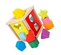 HOODANCOS Intellectual Geometric Building Educational Shapes for Boys and Smooth Surface Enhances Problem Solving Skills and Creative Thinking Early Learning