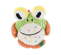 HOODANCOS Interactive Electric Frog Dog for Puppies USB Rechargeable Chewing Plaything for Teething Mental Stimulation and Training Pet Chew for Small to Dogs