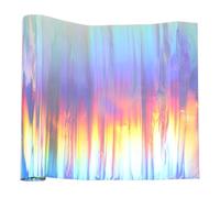 HOODANCOS Iridescent Rainbow Glass Window Film Colorful Chameleon Mirror Insulation Privacy Film for Home Decoration Photography Filters DIY Projects