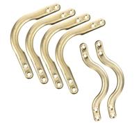 HOODANCOS Iron Billiard Net Corner Fixing Kit Sturdy Heavy Load Billiards Net Holders 6pcs for Pool Table Pockets Suitable for Leisure and Entertainment Venues