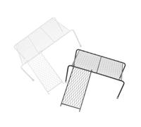 HOODANCOS Iron Rutin Chicken Platform with Ramp Stable Hollow Climbing Stand for Small Pets and Chickens Cage Decor and Activity for and Space Utilization