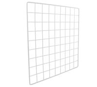 HOODANCOS Iron Wire Wall Grid Panel Modern Style White with Optimal Grid Spacing Photo Display Wallmounted Storage Wall Hanging Decor for and Suitable for Supermarkets