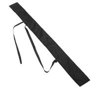 HOODANCOS Japanese Style Sword Carrying Bag 136Cm Black Polyester Storage Pouch with Back Strap for Martial Arts Travel and Sword Protection Random Style