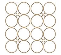 HOODANCOS Jewelry Bezels for Resin 100Pcs Alloy Open Hollow Pendant Frames 30Mm Suitable for DIY Pressed Flower Earrings