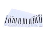 HOODANCOS Key Piano Keyboard Practice Chart with Notes Guide and Fingering for Beginners Clear Printing Music Theory Aid for Students and Teachers Portable Visual Learning Tool