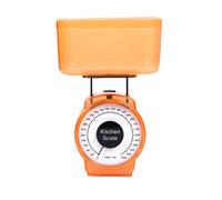 HOODANCOS Kitchen Scale Mechanical Platform Food Scale Portable Plastic Weighing Scales for Baking Cooking Baby Food Measurement 6.85X4.49X3.46In
