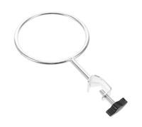 HOODANCOS Laboratory Support Stand Clamp with Heavy-Duty Iron Retort Ring for Chemistry and Physics Lab Work Iron Construction for Versatile Experimental Use Efficient Test Tube and Beaker