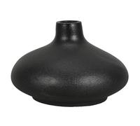 HOODANCOS Large Black Vase Ceramic round Vintage Flower Vase Elegant Decorative Effect for Flower Arranging in Home and Office Settings
