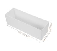 HOODANCOS Large White Coffee and Tea Bag Organizer Box for Desktop Multi-functional Sugar Packet Holder with Wear-resistant Material Spacious Open Design for Capsules and Item Storage for