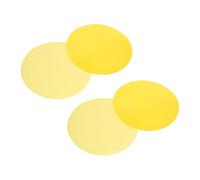 HOODANCOS Light Correction Gel Sheet 10pcs 10cm Self-adhesive Led Diffusion Film Yellow Tinted Plastic Sheets Diy Light Filters for Home Studio Stage Lighting
