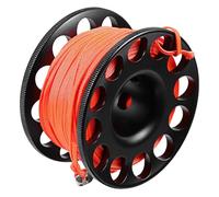 HOODANCOS Lightweight Aluminum Scuba Diving Spool with Line Anti-Tangle Finger Reel for Technical Wreck and Cave Diving Equipment Smooth Rounded Edges for Comfortable Use