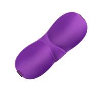 HOODANCOS Lightweight Contoured Sleep Mask Breathable Eye Cover Adjustable Strap for Travel Work Naps Soft Sponge Material with No Eye Pressure Purple Night Eyeshade for Comfortable Rest