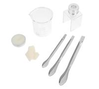 HOODANCOS Lipgloss Making Kit with Liquid Measuring Cups and Graduated Beaker for Lipstick Portable Lipstick Making Set for Beginners and Beauty Enthusiasts for Crafting the Go