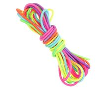 HOODANCOS Long Rainbow Elastic Jump Rope for Wear-resistant Rubber Skipping Rope for Outdoor Exercise Coordination Balance and Rhythm Development
