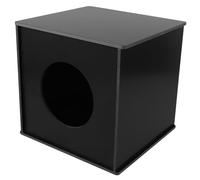 HOODANCOS Lottery Box Raffle Ticket Collection Cube Storage Smooth PVC Ballot Box for Donation and Party Games