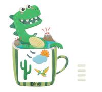 HOODANCOS Luminous Dinosaur Wall Sticker for Home Switch Protection, 3D Cartoon Glow-in-The-Dark Household Sticker for Living Room and Bedroom Decor