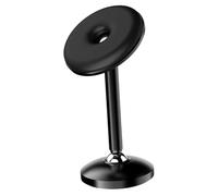 HOODANCOS Magnetic Air Outlet Phone Holder Aluminum Alloy Car Mount with Rotation Silicone Full Coverage for Stable Adsorption Compatible with Various Mobile Phones Black