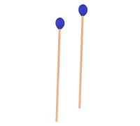 HOODANCOS Marimba Mallets Blue Head Shaft Percussion Sticks for Xylophone Tongue Drum Practice and Performance