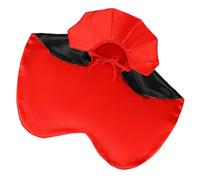 HOODANCOS Medium Dog Halloween Costume Vampire Cape Soft Lightweight Polyester Cloak for Comfortable Wear Machine Washable Pet Outfit in Black Red for Theme Parties and Photo Props