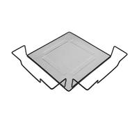 HOODANCOS Metal Flower Rack with Hooks, Black Iron Triangle Flower Stand for Indoor Desk and Window Sill, Multi-Purpose Plant Pot Corner Shelf and Cubicle Organizer